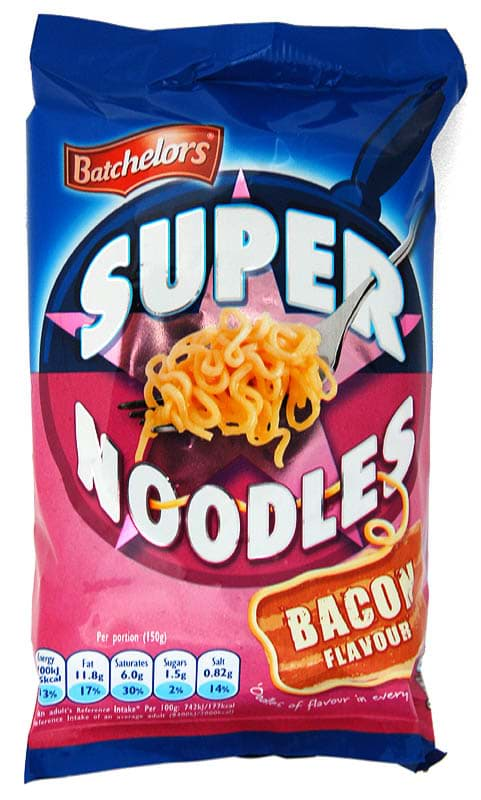 Bild von Batchelors Super Noodles Bacon Flavour