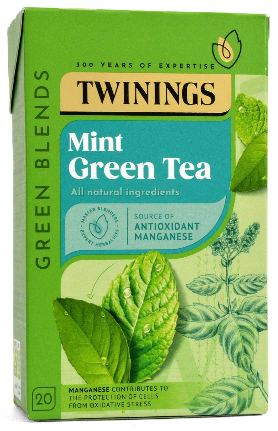 Bild von Twinings Mint Green Tea - Grüner Tee mit Minze 20 Beutel