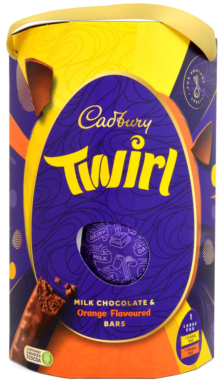Bild von Cadbury Thoughtful Gesture Twirl Orange 241g