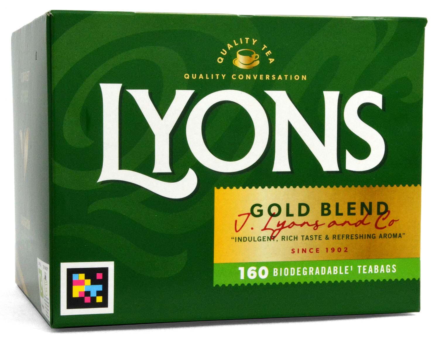 Bild von Lyons Gold Blend 160 Tea Bags 464g