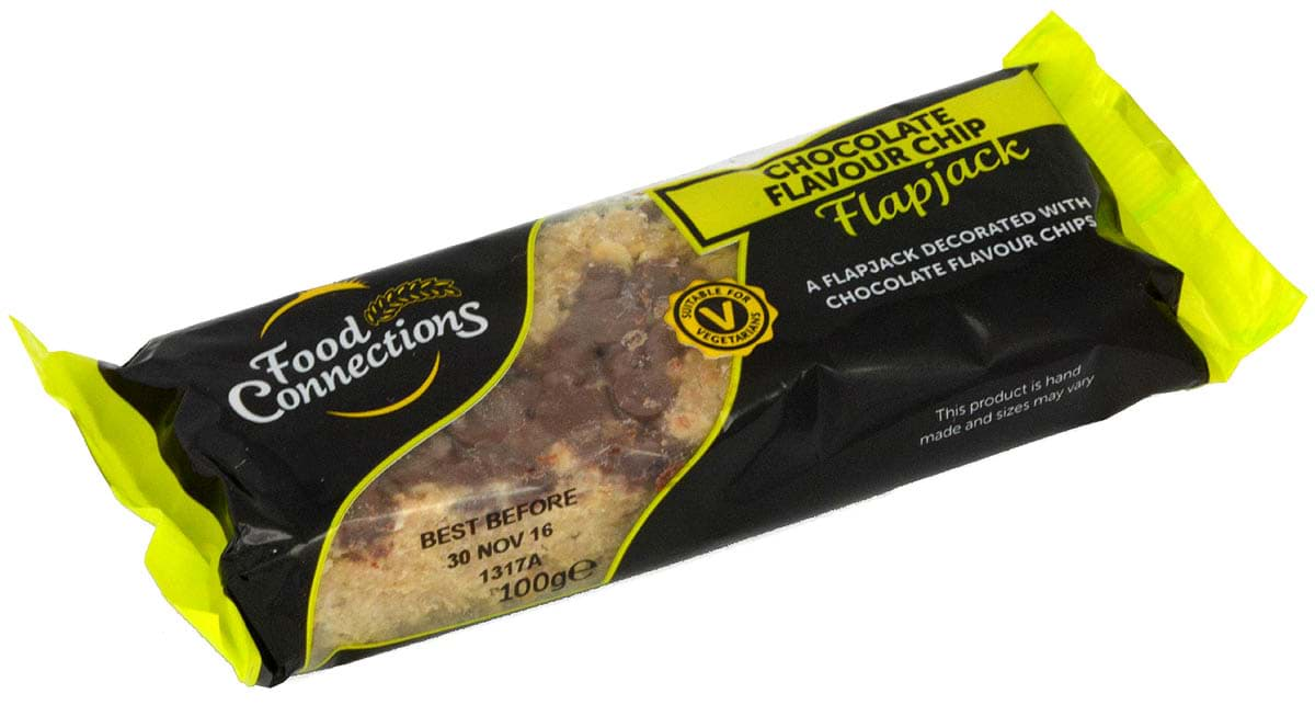 Bild von Food Connection Chocolate Flavour Chip Flapjack