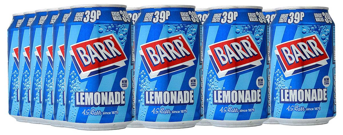 Bild von Barr Lemonade 24 x 330ml Dosen