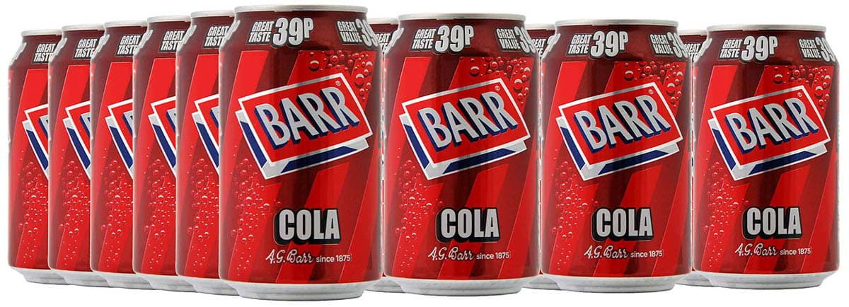 Bild von Barr Cola 24 x 330ml Dosen