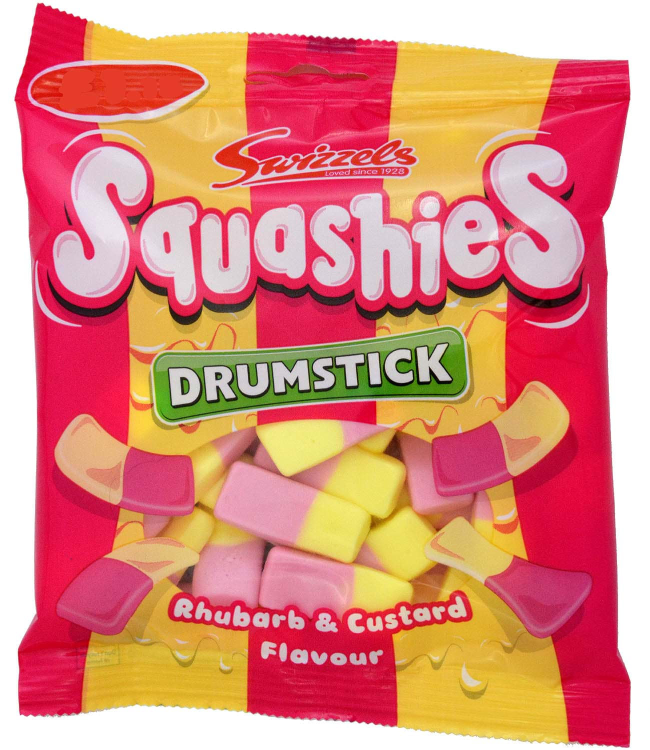 Bild von Swizzels Squashies Rhubarb & Custard Flavour 120g