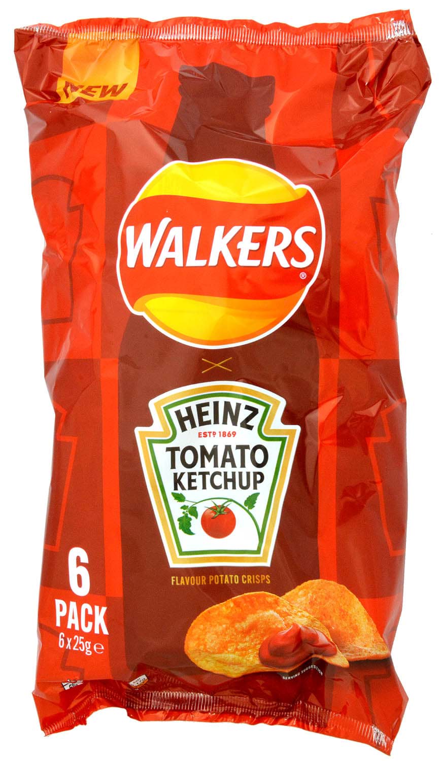 Bild von Walkers Heinz Tomato Ketchup, 6 x 25g Pack