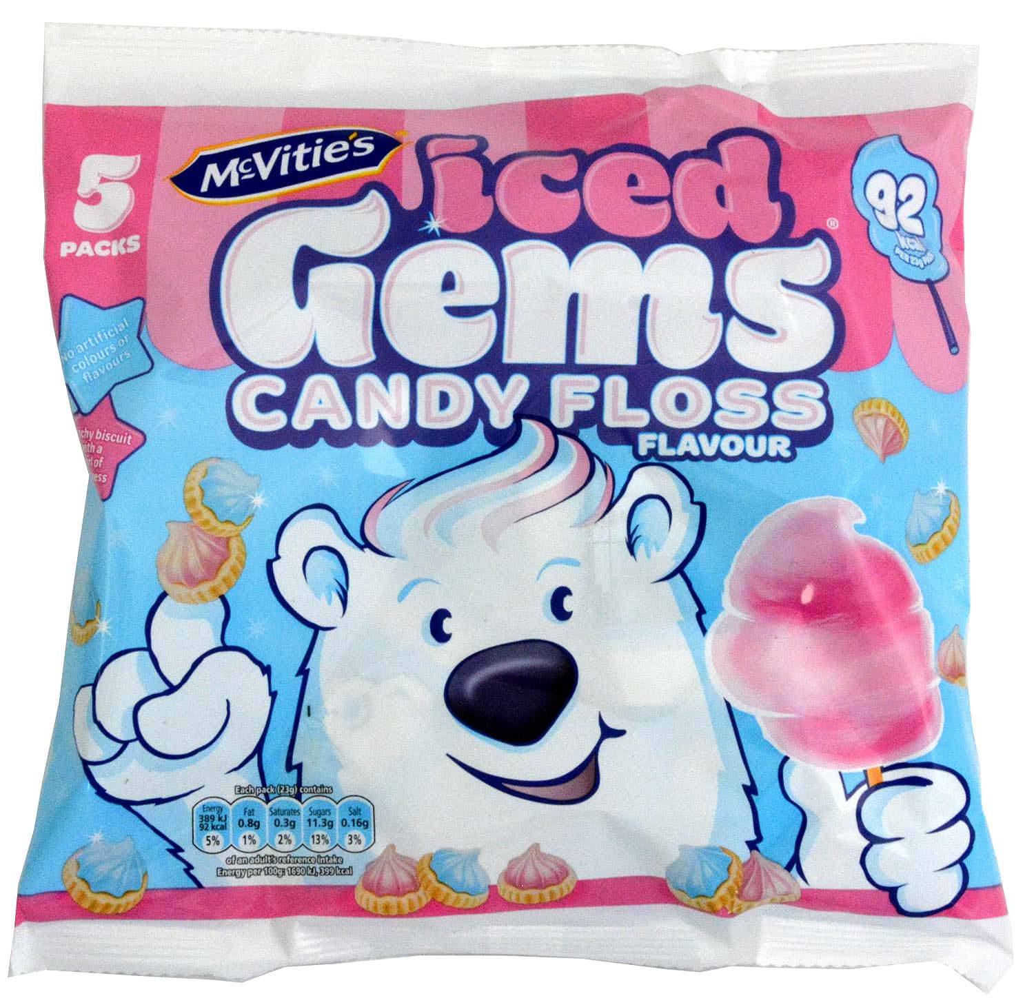 Bild von McVities Iced Gems 5 x 23g