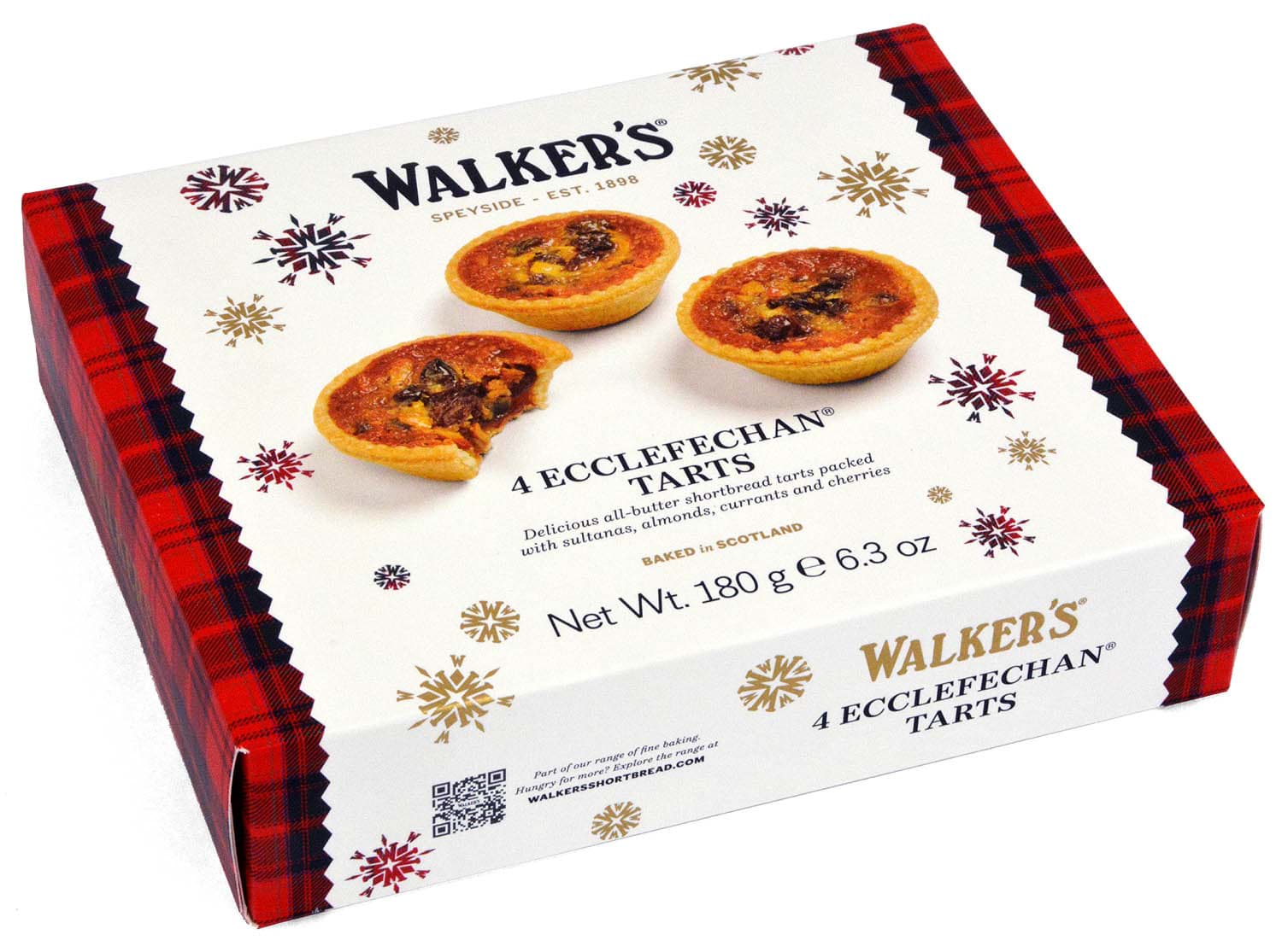 Bild von Walkers 4 Luxury Ecclefechan Tarts 180g
