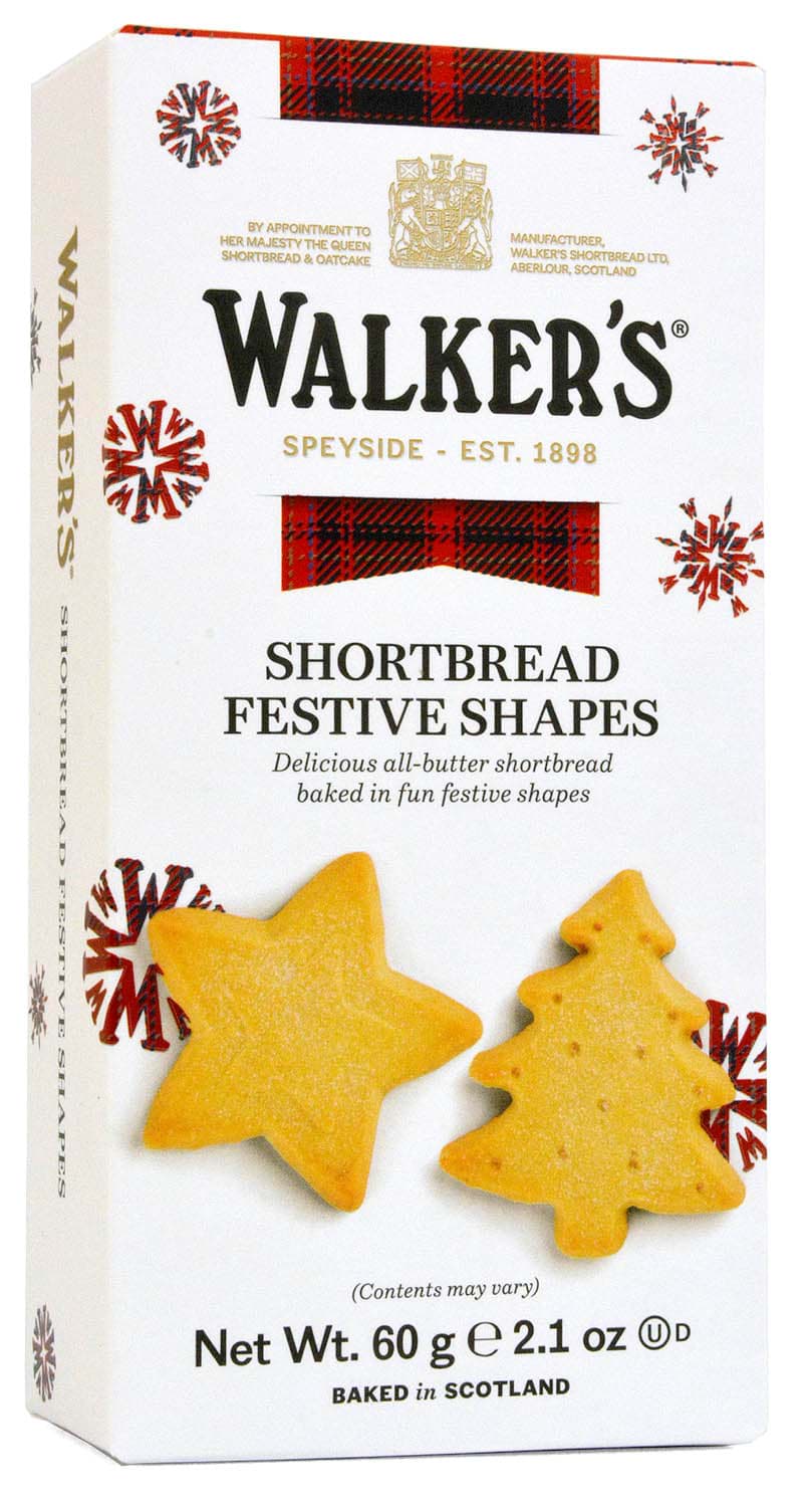 Bild von Walkers Shortbread Festive Shapes 60g