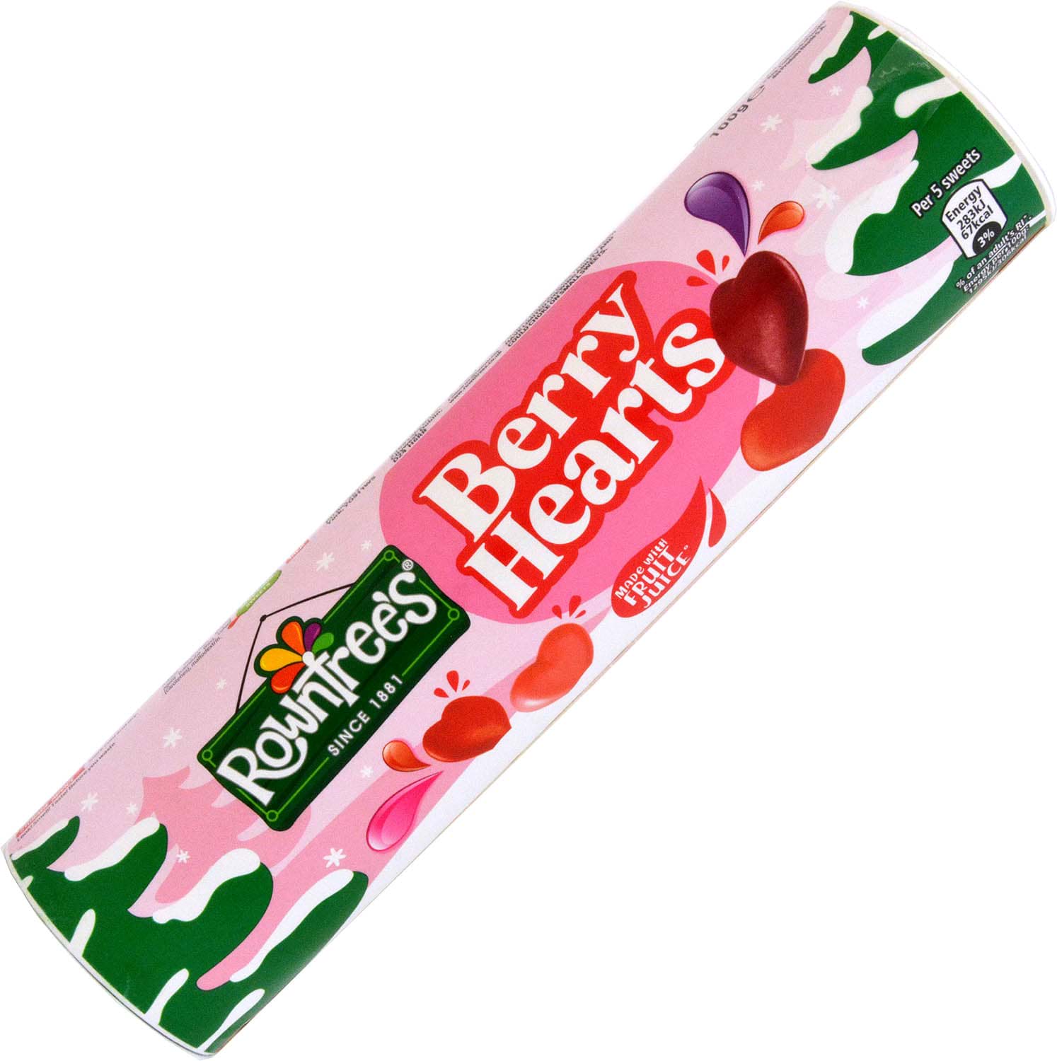 Bild von Rowntrees Berry Hearts 100g