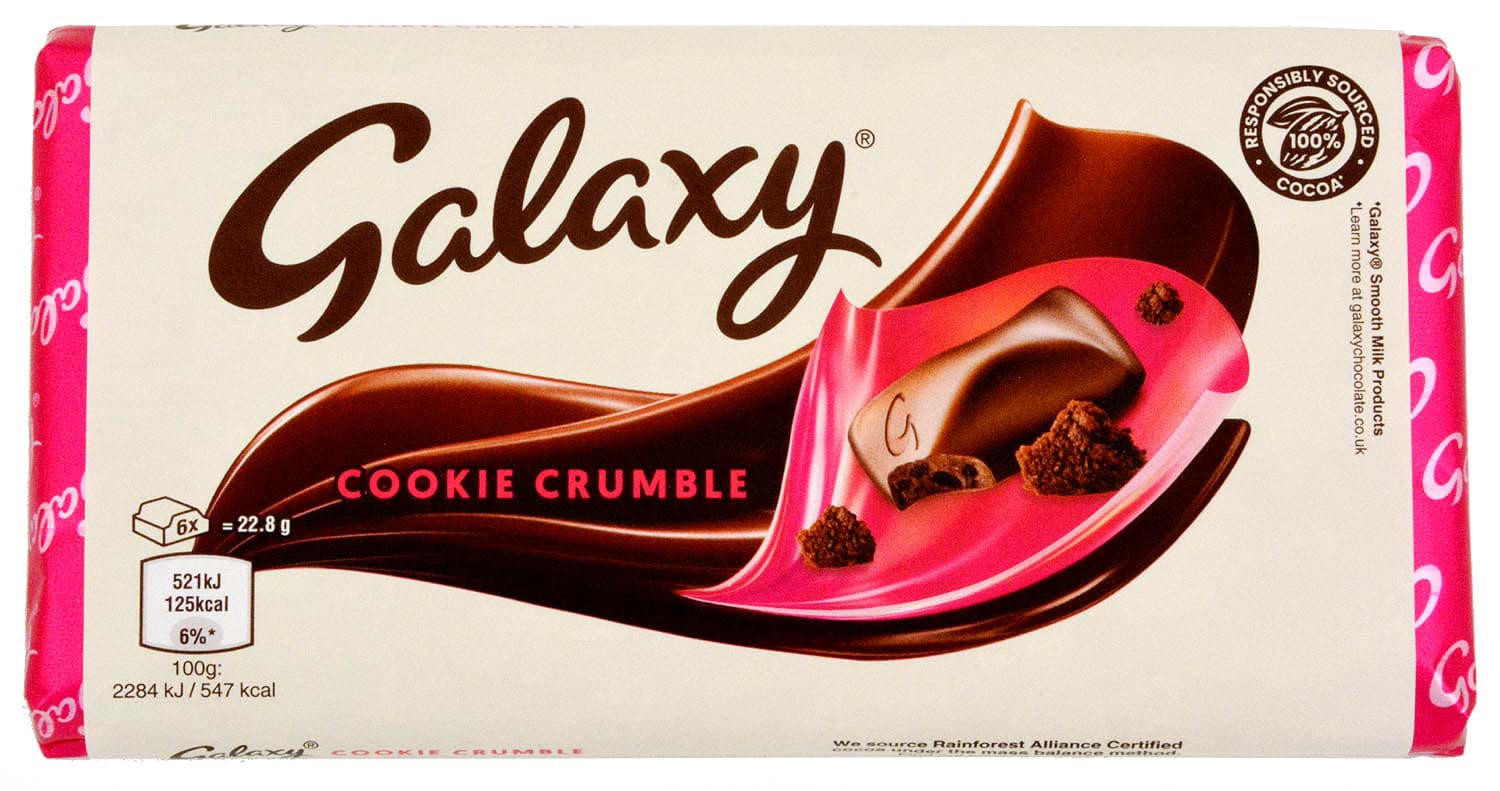 Bild von Galaxy Cookie Crumble Bar 114g