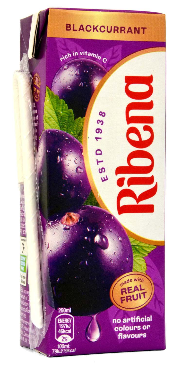 Bild von Ribena RTD Schwarze Johannisbeere Fruchtsaftgetränk 250ml