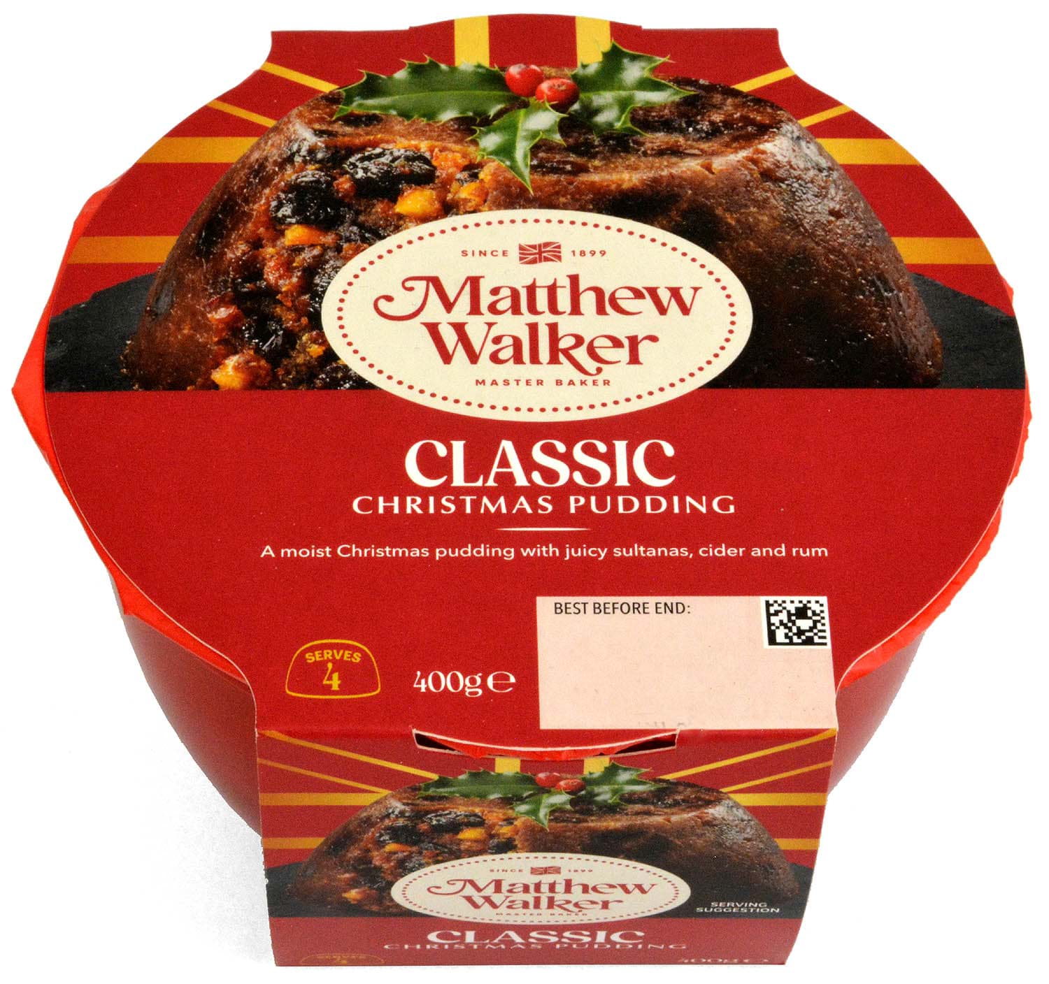 Bild von Matthew Walker Classic Christmas Pudding 400g
