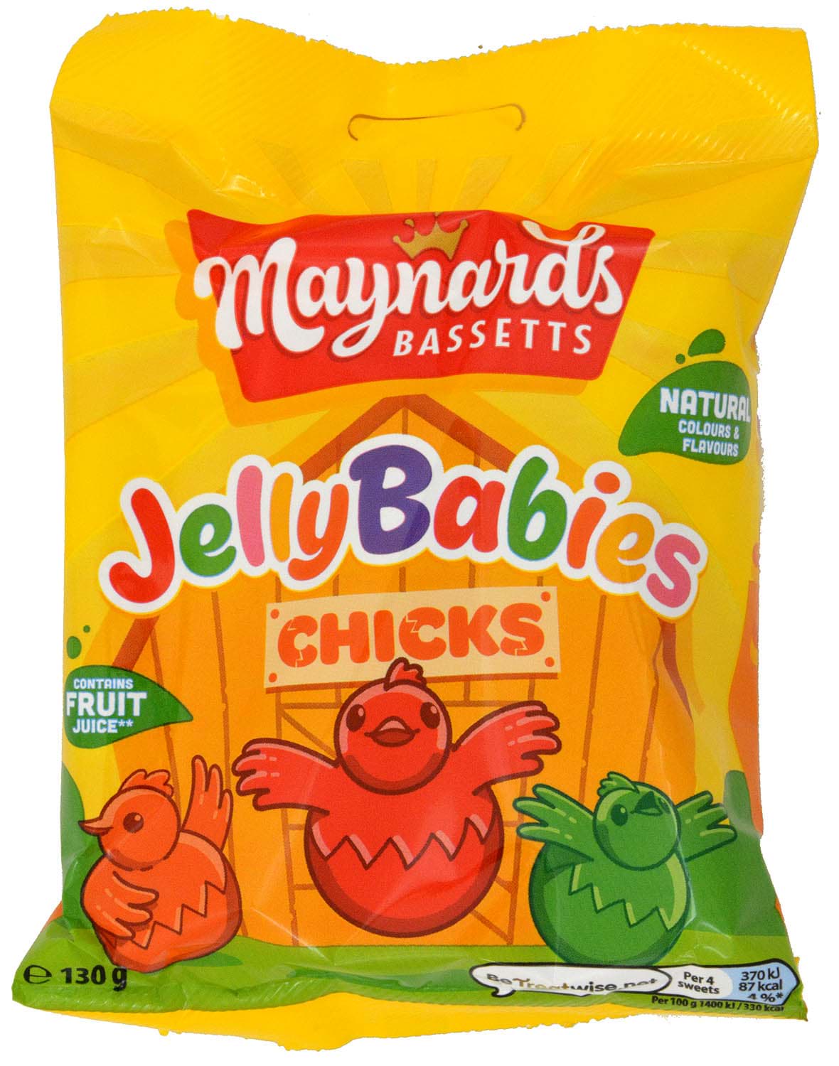 Bild von Maynards Bassetts Jelly Babies Chicks 130g