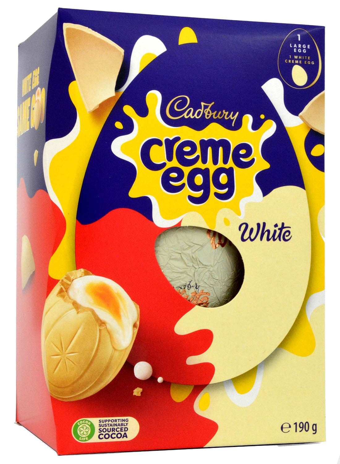 Bild von Cadbury Large White Creme Egg Egg 190g