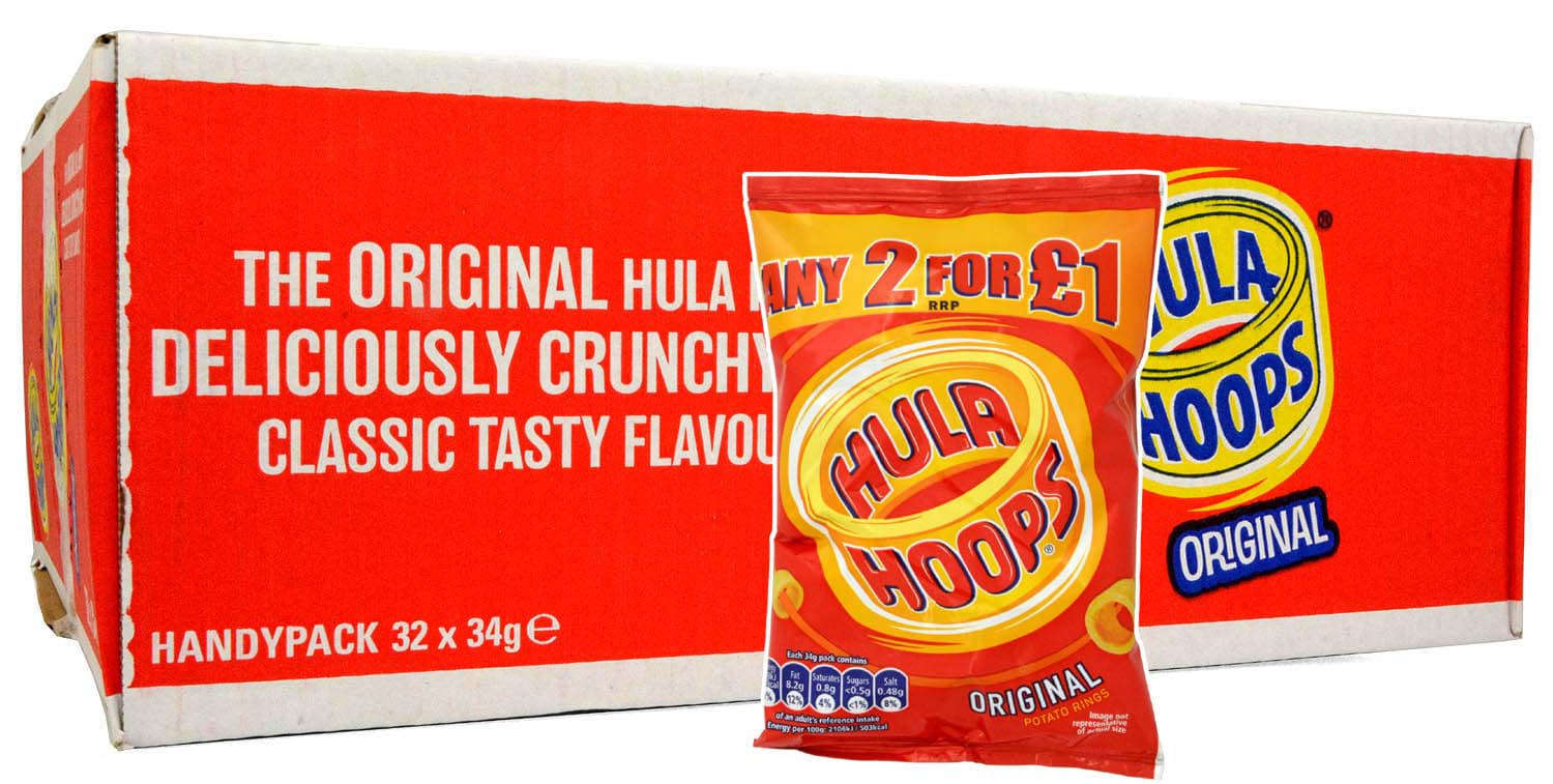 Bild von KP Hula Hoops Original 32 x 34g Potato Snack