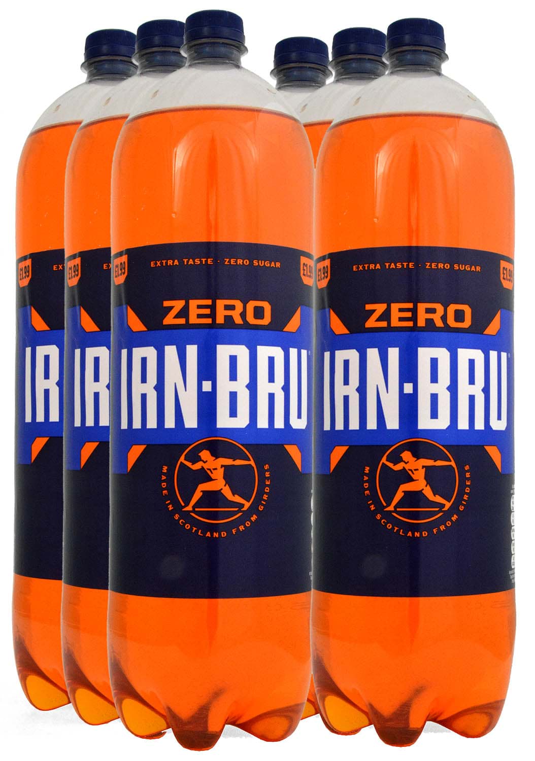 Bild von Barr Irn-Bru Xtra Sugar Free 6er-Tray 6x2 Liter