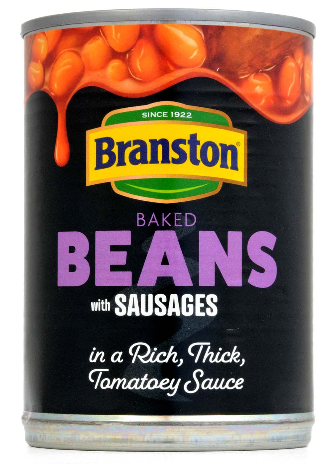 Bild von Branston Baked Beans with Sausages 405g