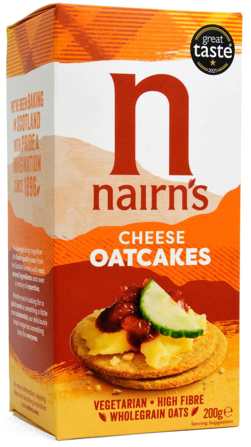 Bild von Nairns Oatcakes Cheese 200g