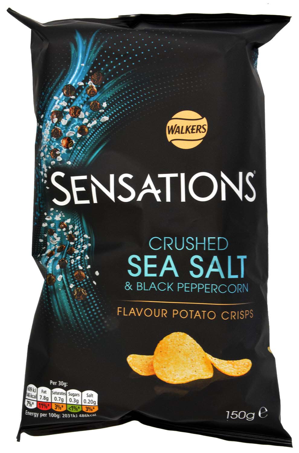 Bild von Walkers Sensations Crushed Sea Salt & Black Peppercorn 150g