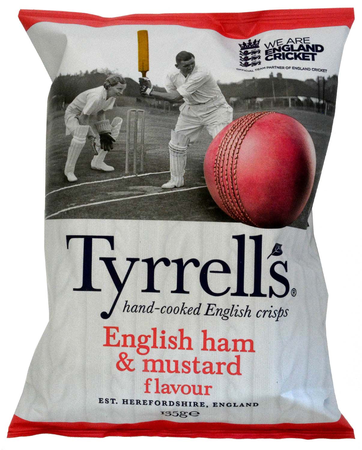 Tyrrells English Ham & Mustard Crisps 135g