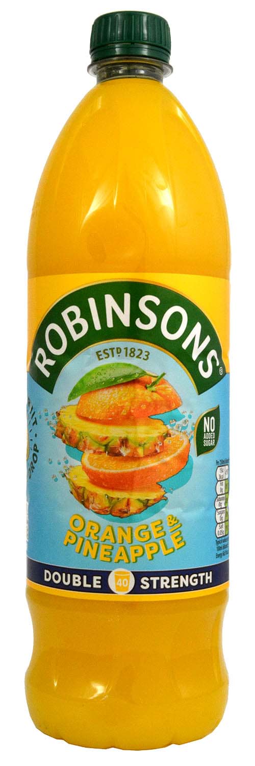 Robinsons Double Strength Orange & Pineapple 1 Litre Sirup