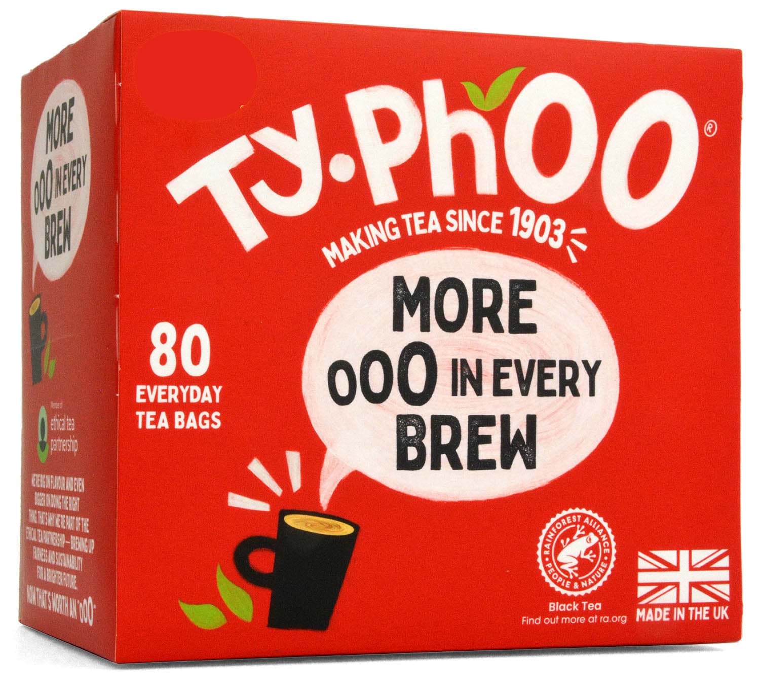Typhoo 80 Teebeutel - 232g Teabags