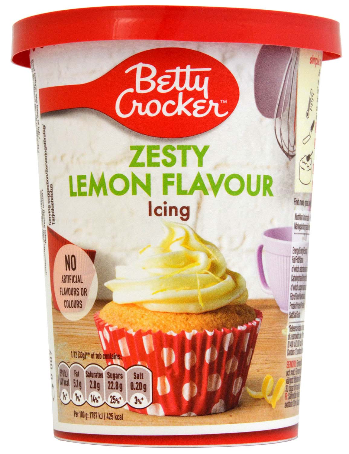 Betty Crocker Zesty Lemon Icing 400g
