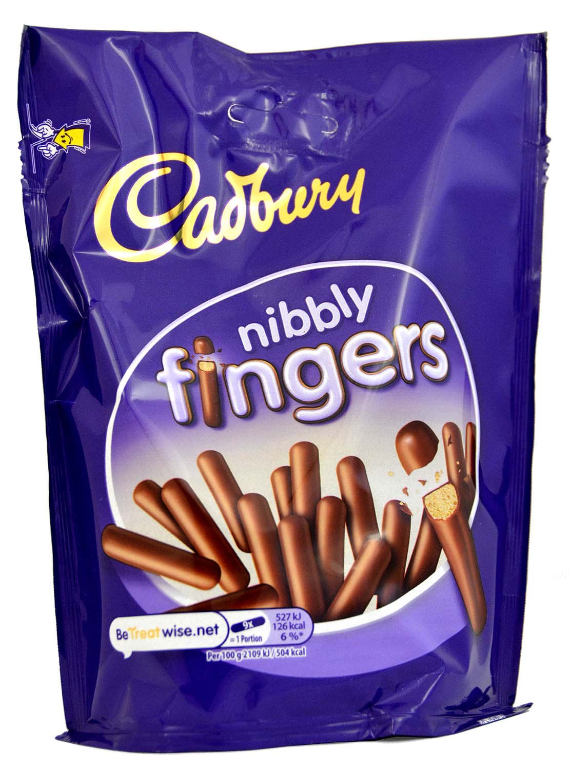 Cadbury Nibbly Fingers 125g MHD 09/26