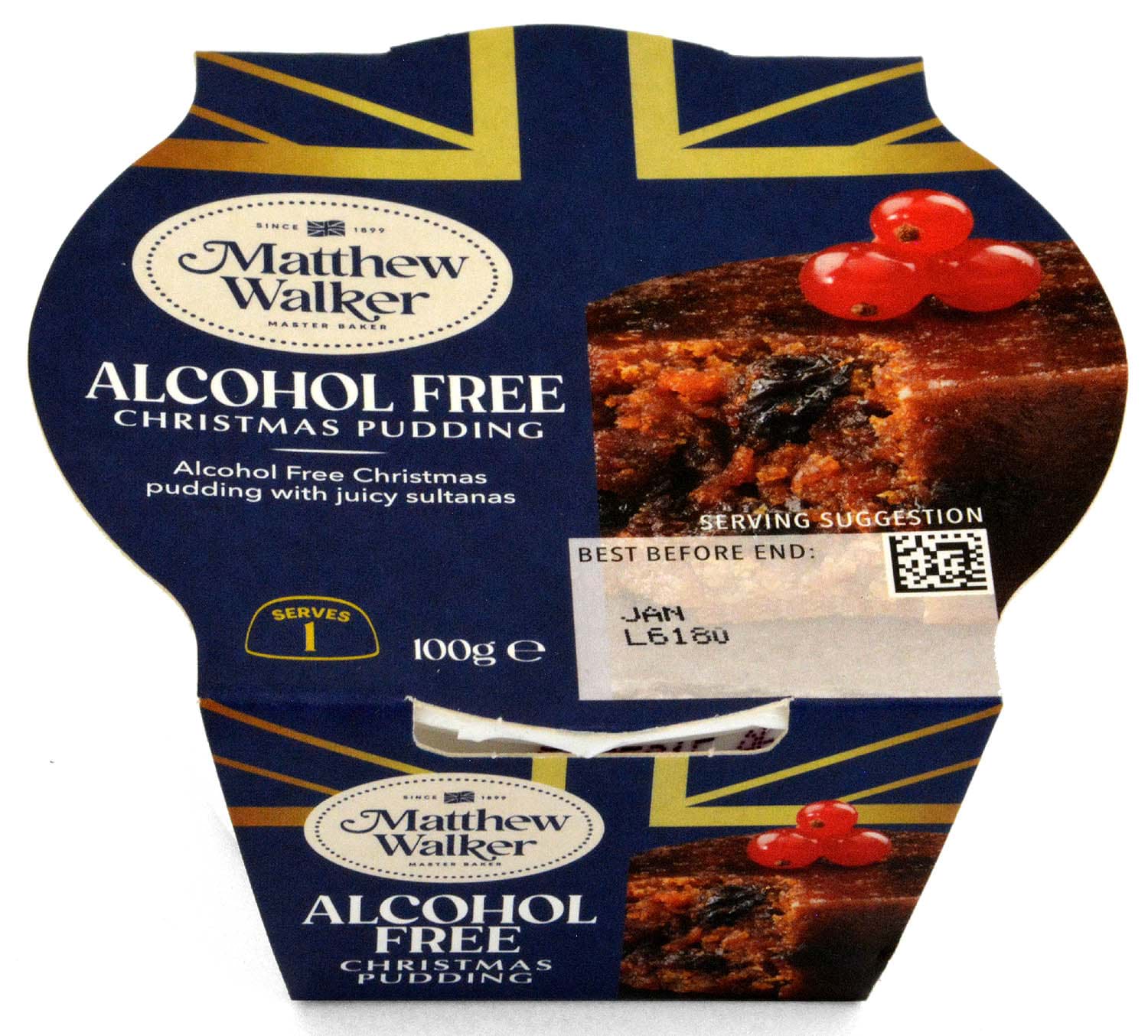 Matthew Walker Alcohol Free Christmas Pudding 100g