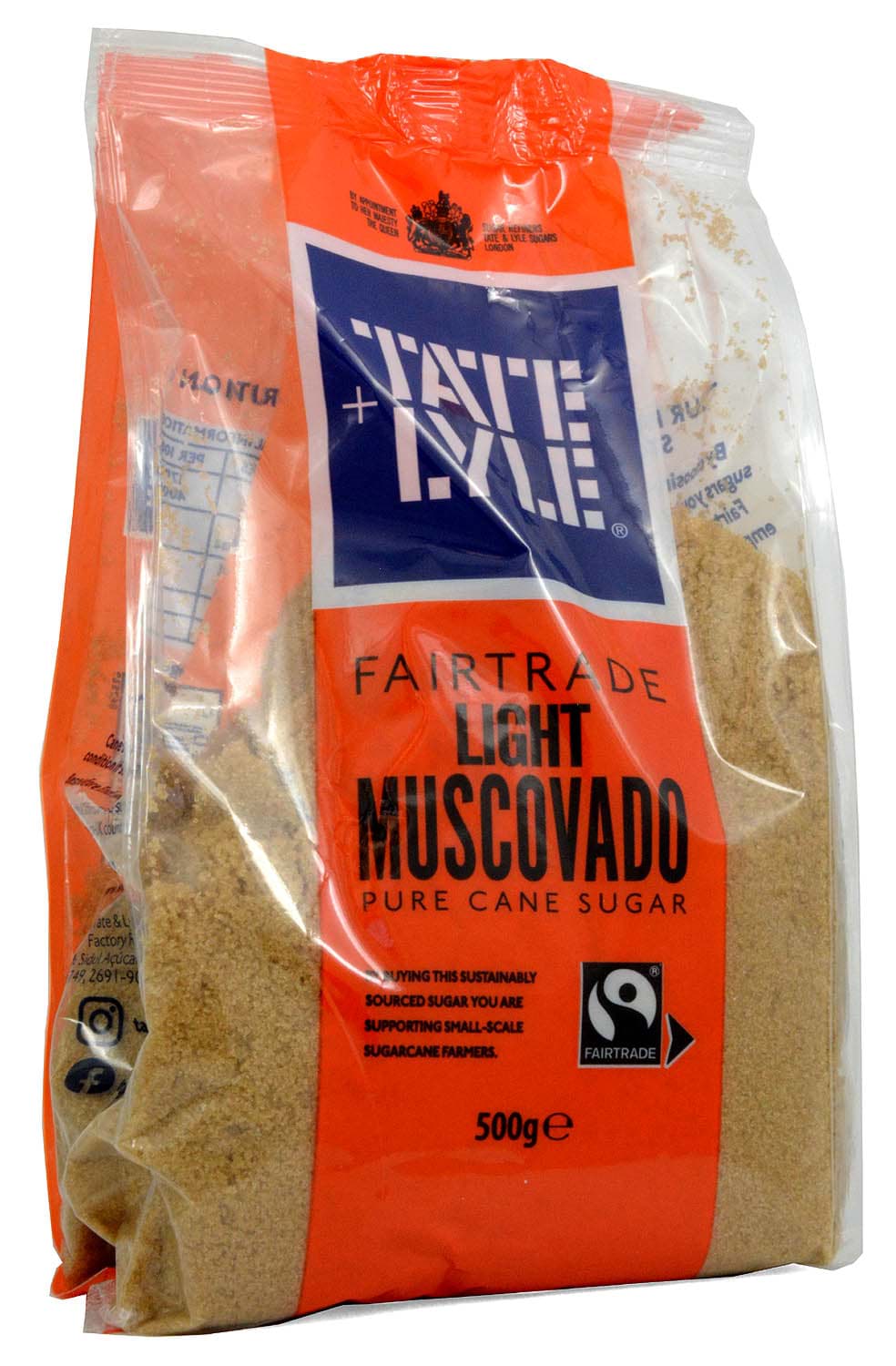Tate+Lyle Fairtrade Light Muscovado Sugar 500g MHD 09/26