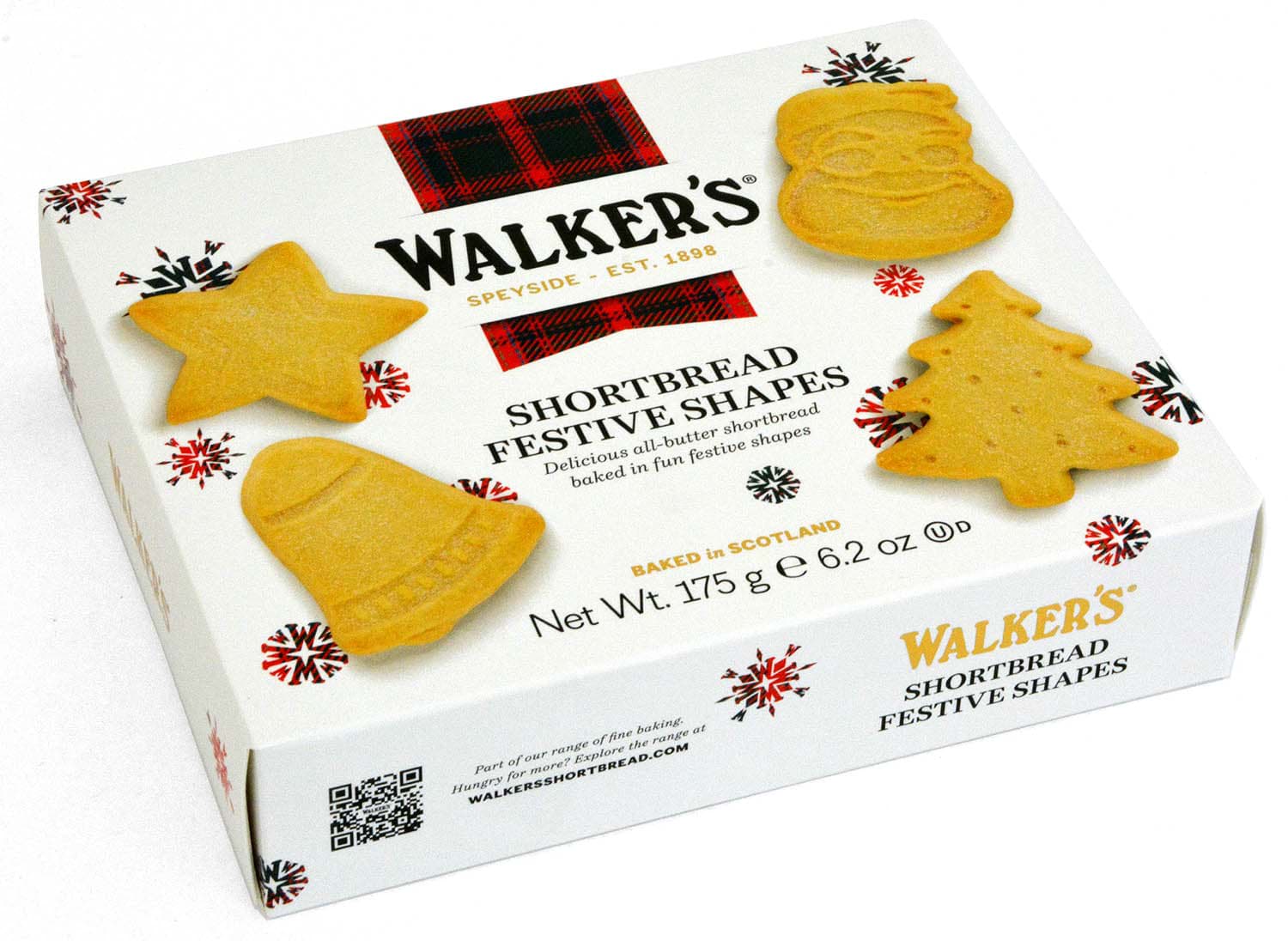 Walkers Shortbread Festive Shapes 175g