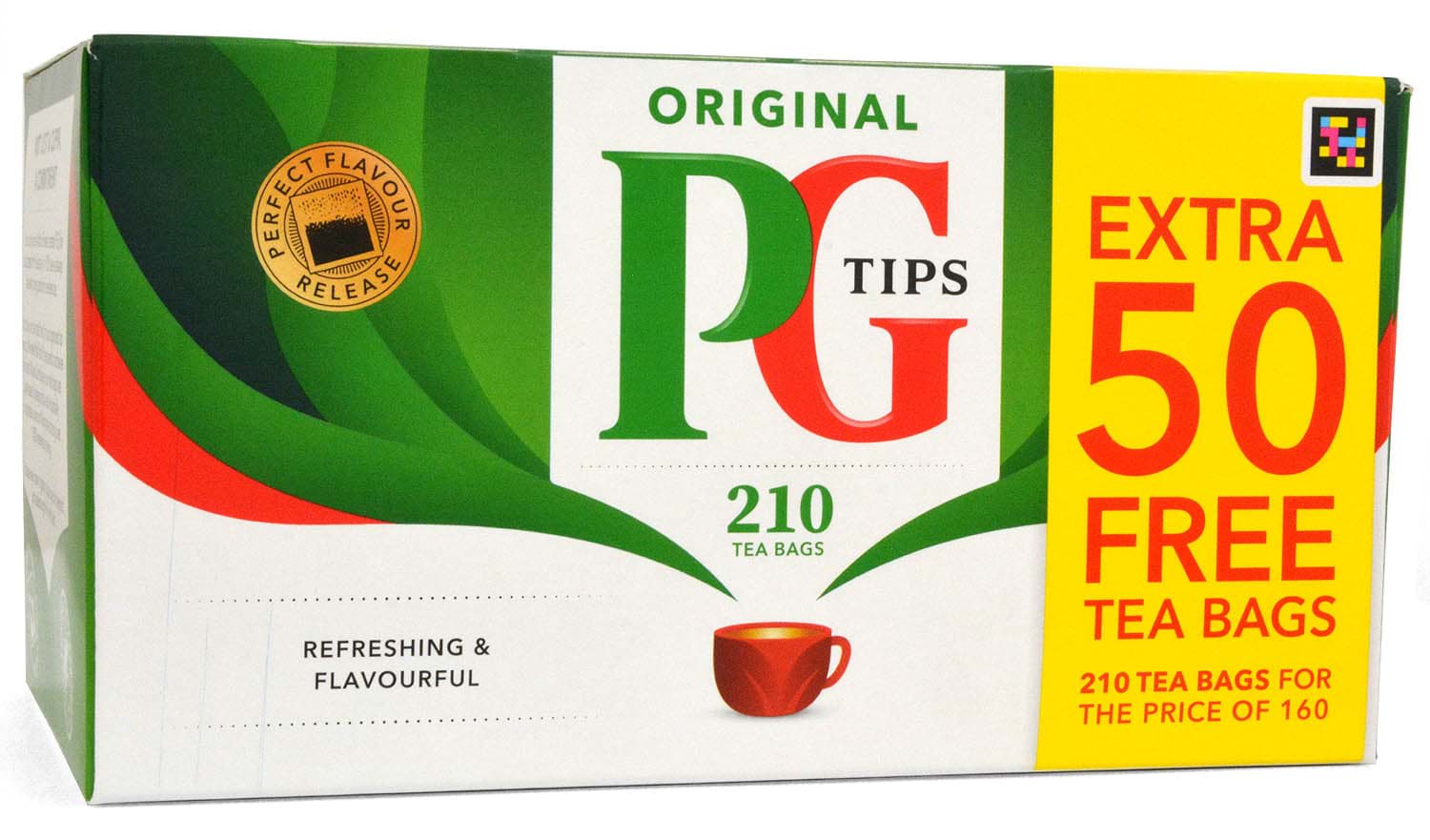 PG Tips 160+50 Teebeutel 609g