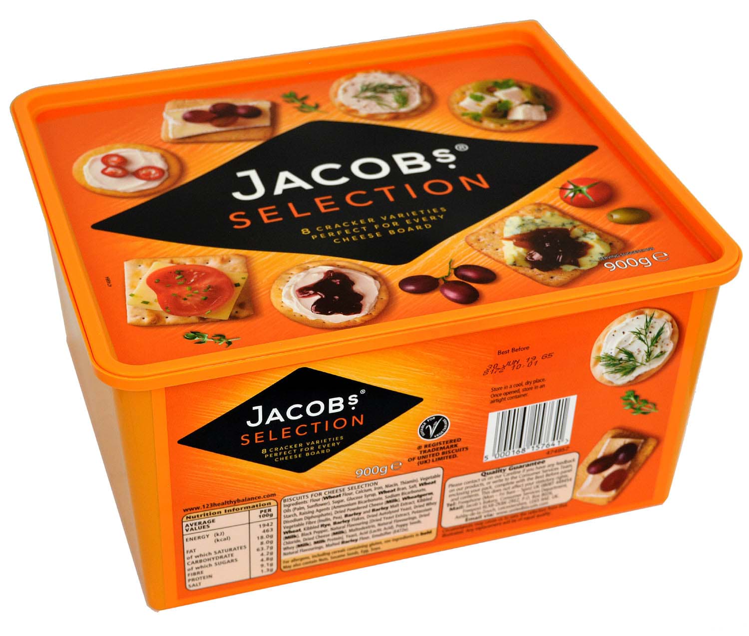 Jacobs Biscuits for Cheese 900g