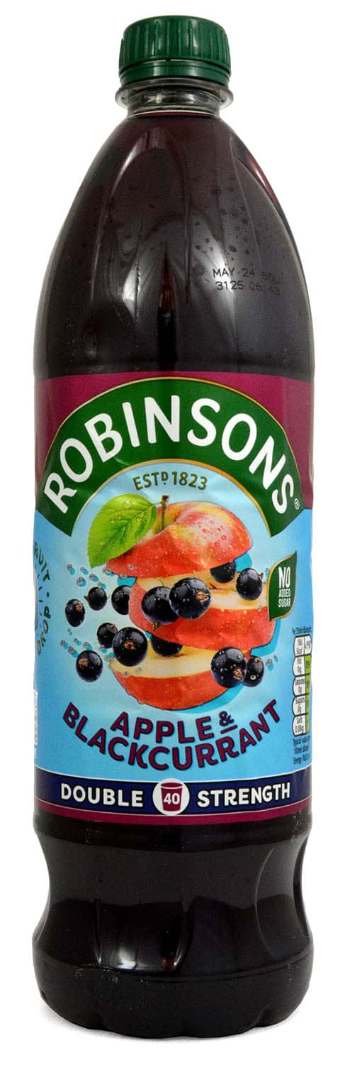 Robinsons Double Strength Apple & Blackcurrant 1 Litre Sirup