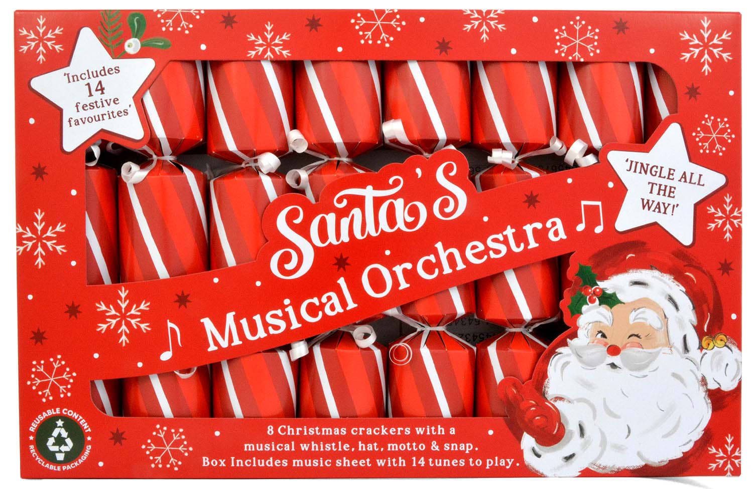 8 Christmas Crackers Musical Orchestra