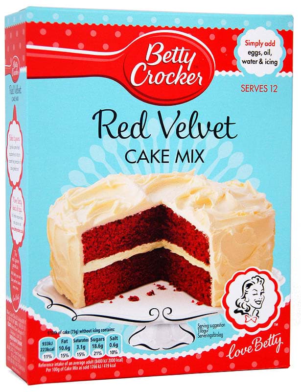 Bild von Betty Crocker Red Velvet Cake Mix