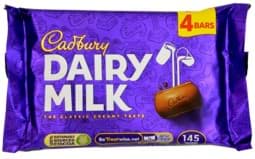 Bild von Cadbury Dairy Milk Chocolate 4 Riegel 108.8g