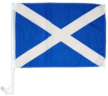 Bild von Scotland St. Andrews Cross Car Flag
