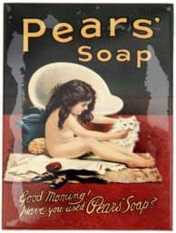Bild von Magnet ´Good Morning - Have You Used Pears Soap´