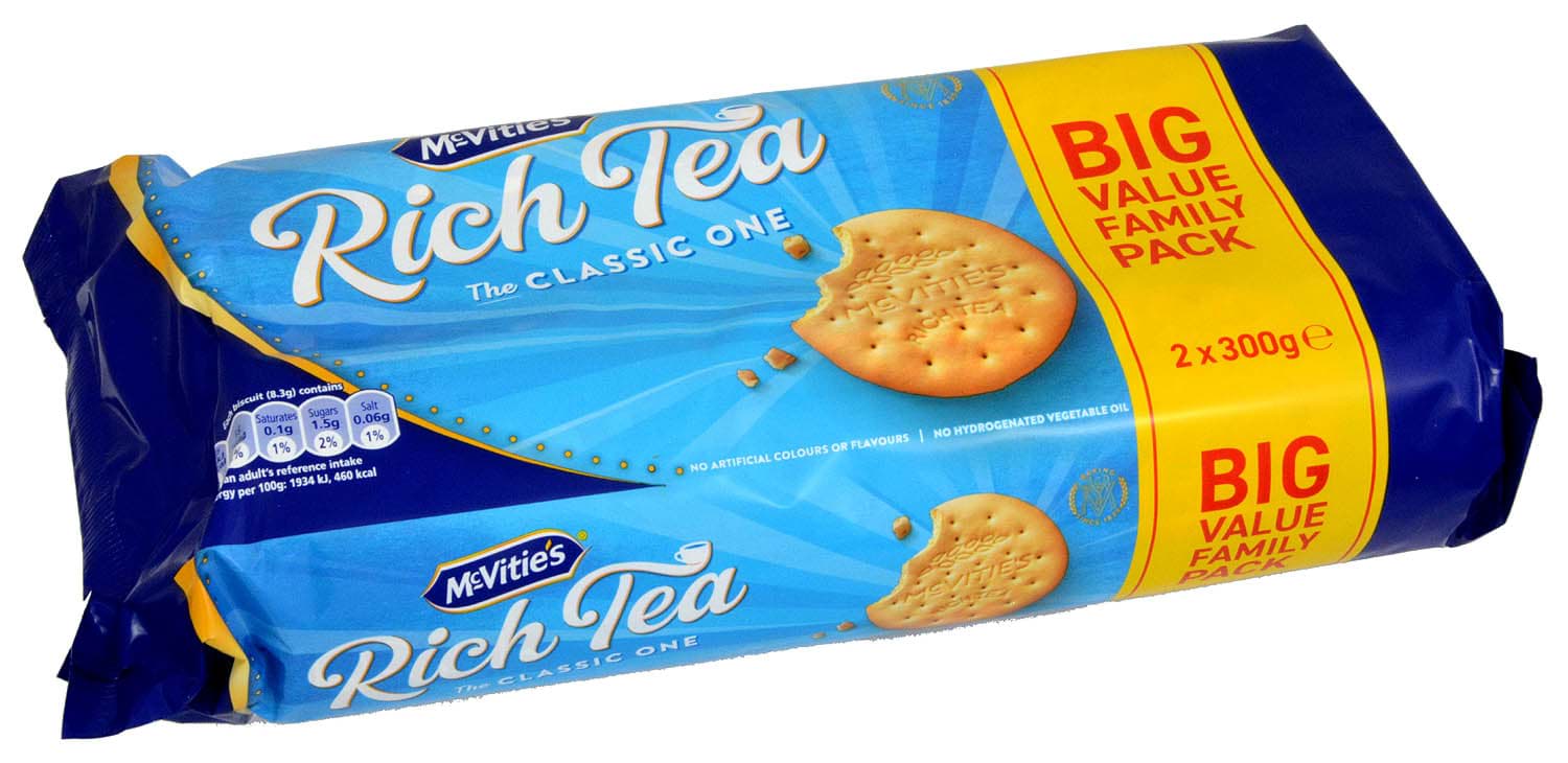 Michelles Specialities Mcvities Rich Tea Biscuits Twin Pack 2x300g 4362