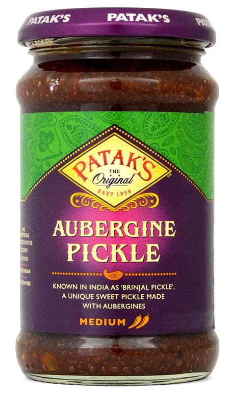 Picture of Pataks Aubergine (Brinjal) Pickle