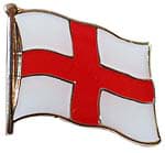 Picture of England Flag Shaped Pin