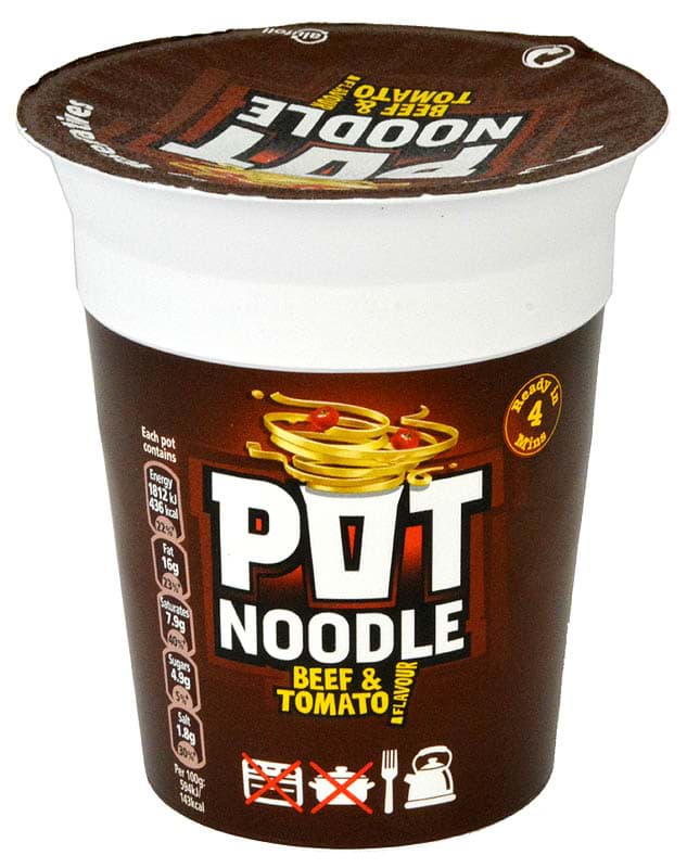 Picture of Pot Noodle Beef & Tomato