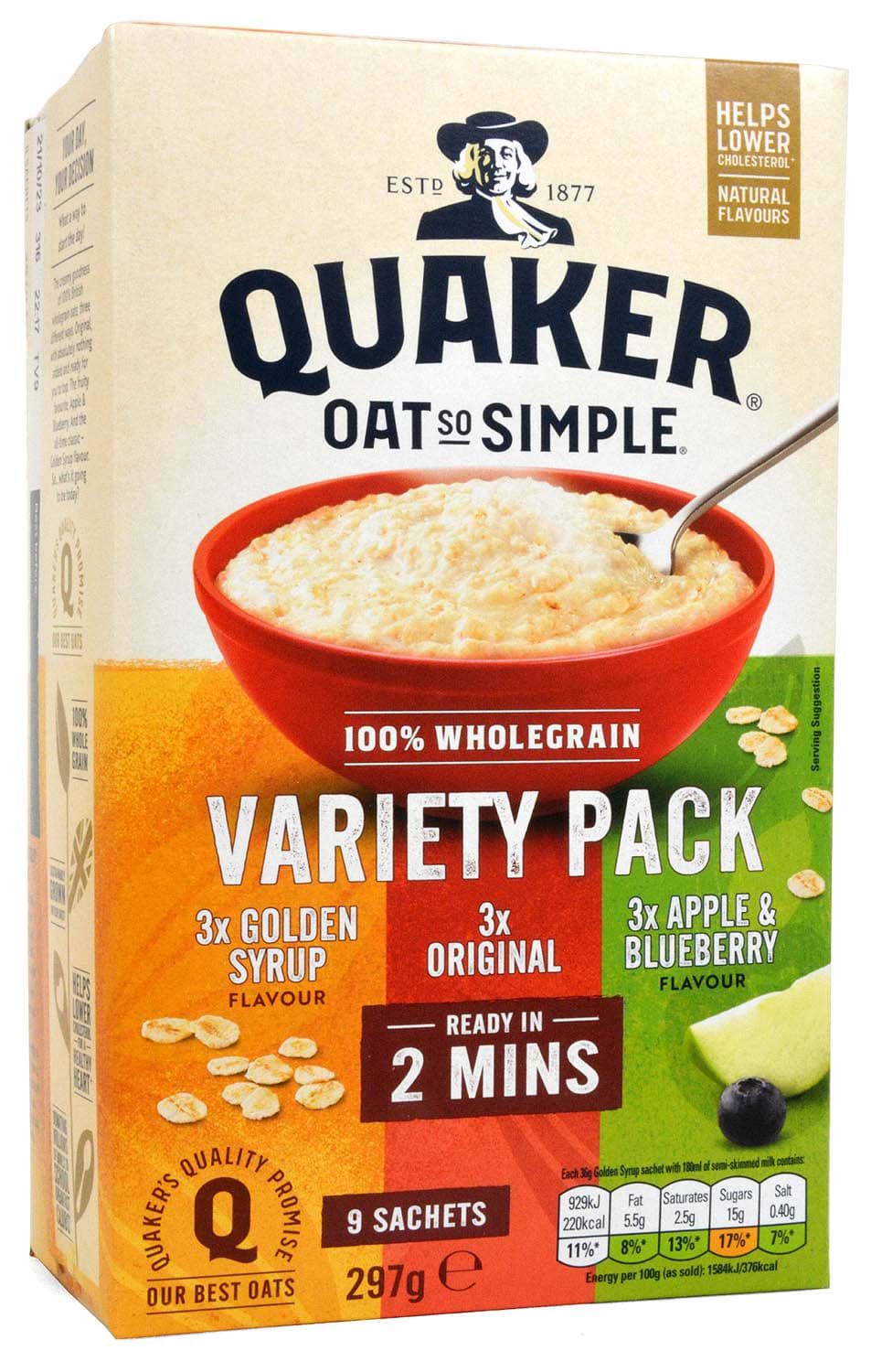 Picture of Quaker Oats So Simple Porridge Variety 9-pack