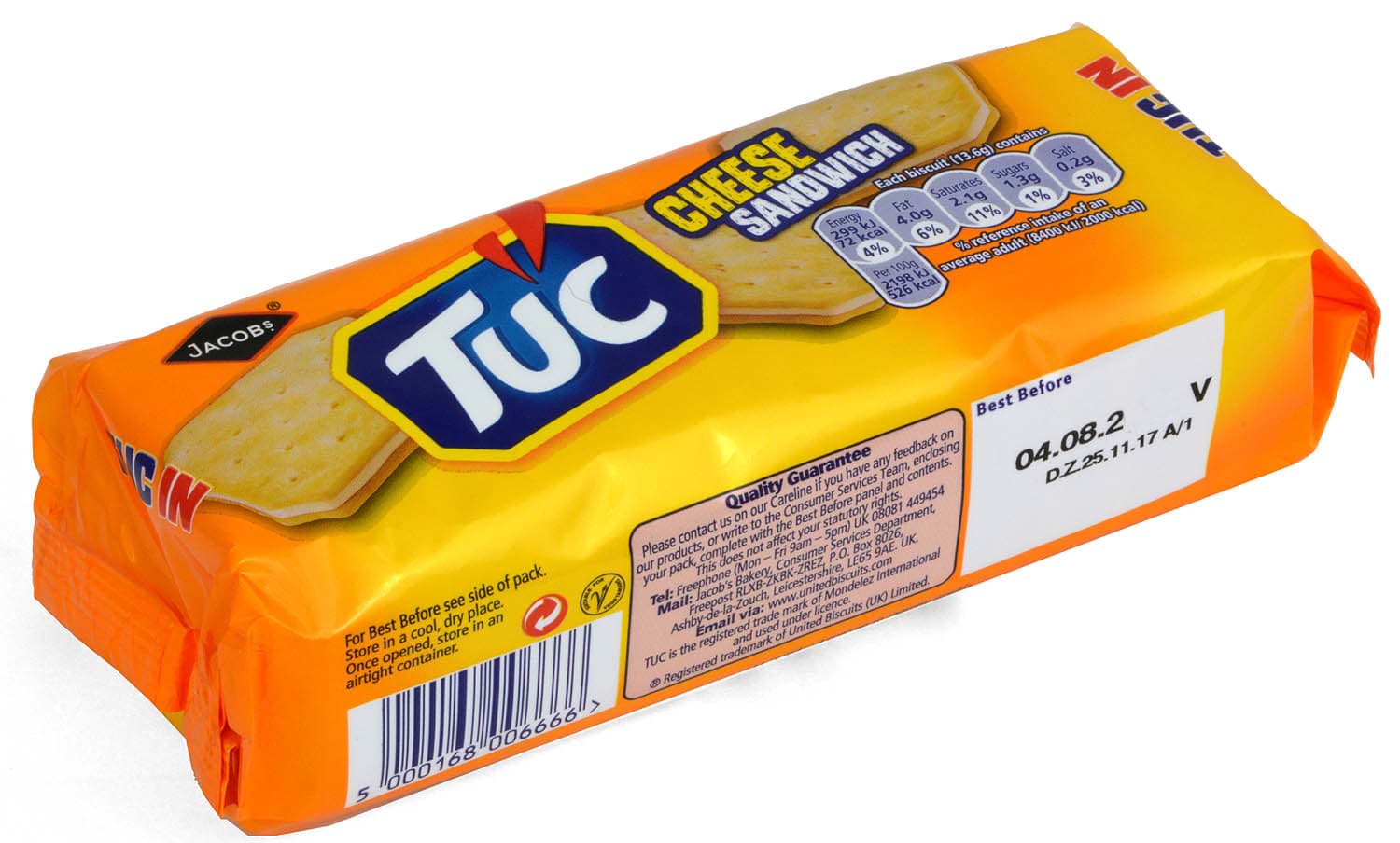 Picture of Tuc Cheese Sandwich 150g