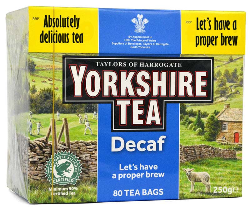 Picture of Yorkshire Tea Decaffeinated 80 Bags - 250 g