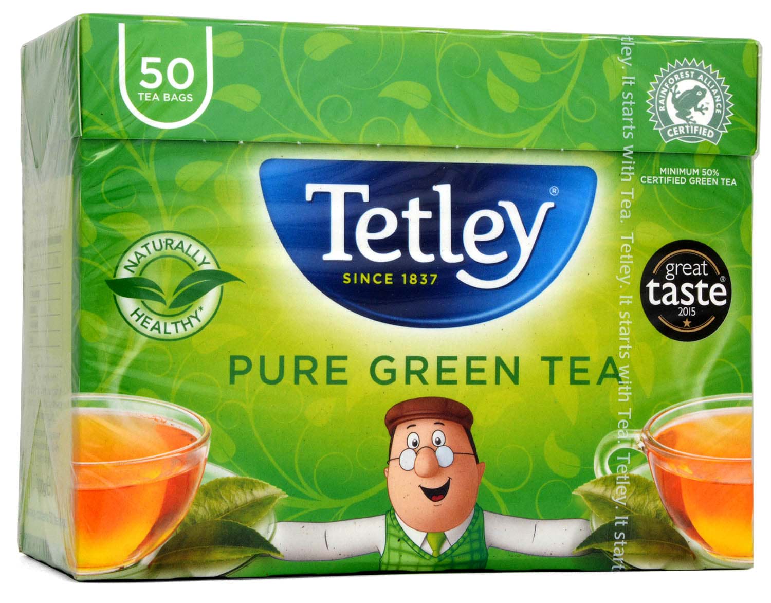 Picture of Tetley Pure Green Tea 50 Teabags