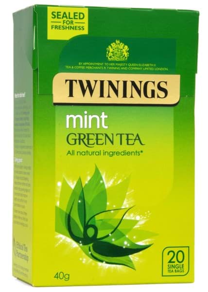 Bild von Twinings Mint Green Tea - Grüner Tee mit Minze 20 Beutel