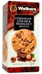Bild von Walkers Chocolate Chunk & Hazelnut Biscuits 150g
