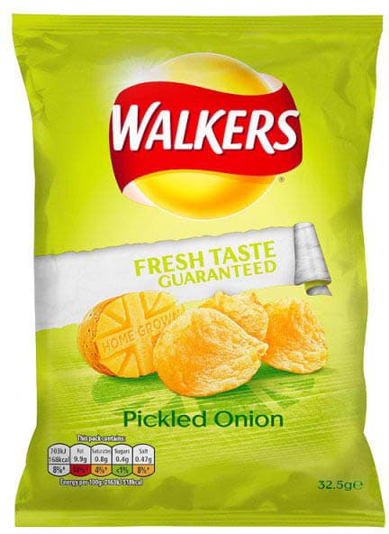 Picture of Walkers Pickled Onion, 32 x 32.5g Box